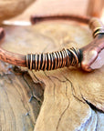 Quartz Bracelet - Electroformed Copper | Handmade by Blackbird & Sage