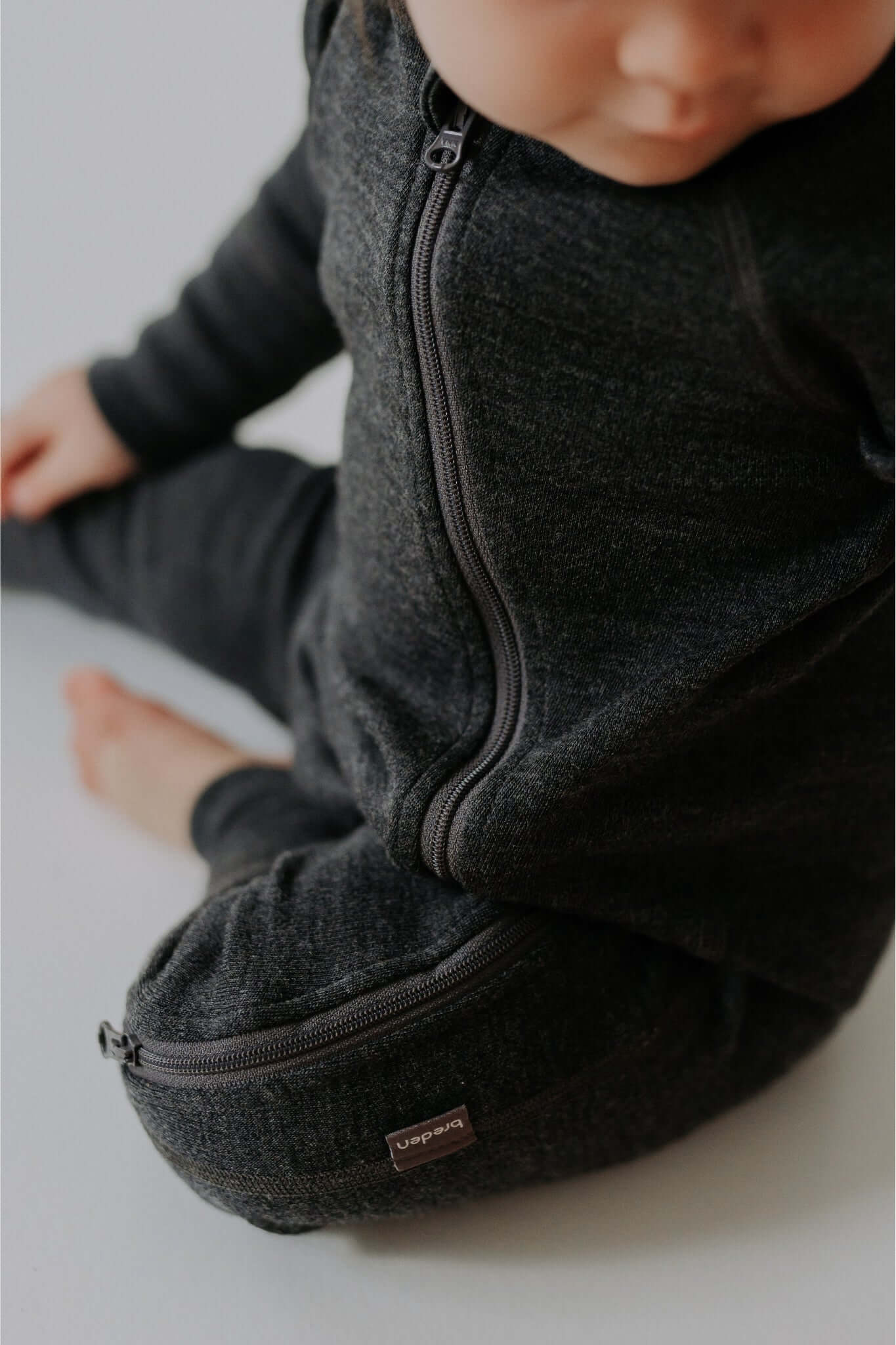 Merino Wool Baby Jumpsuit for Soft Sleeping Comfort