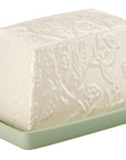 Fieldview Farm Embossed Butter Dish