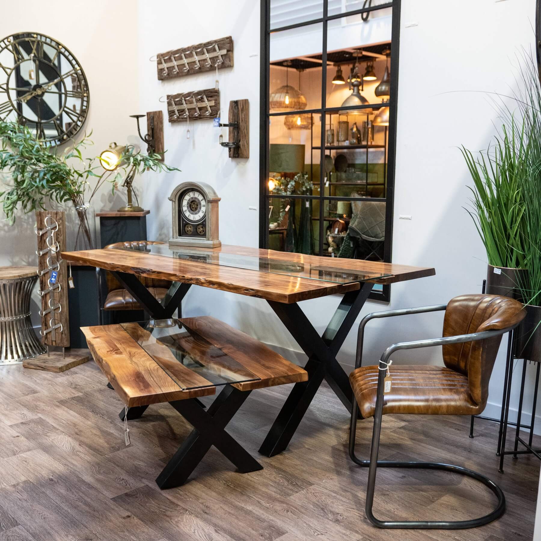 Handcrafted Live Edge River Coffee Table | Unique Wood Design