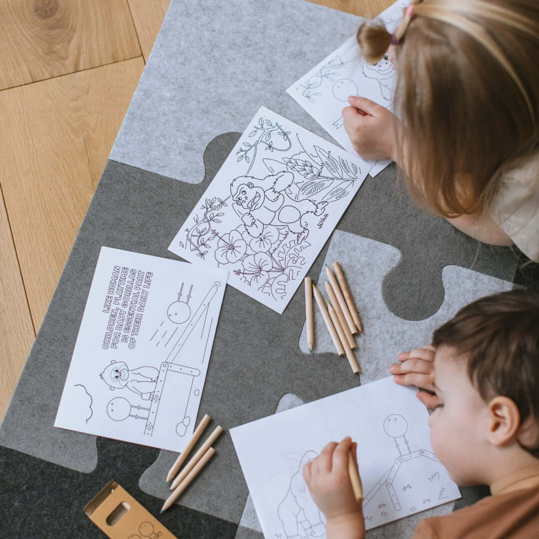 Felt Puzzle Playmat for Kids - Safe, Eco-Friendly &amp; Expandable Play Area by Ette Tete at www.brixbailey.com