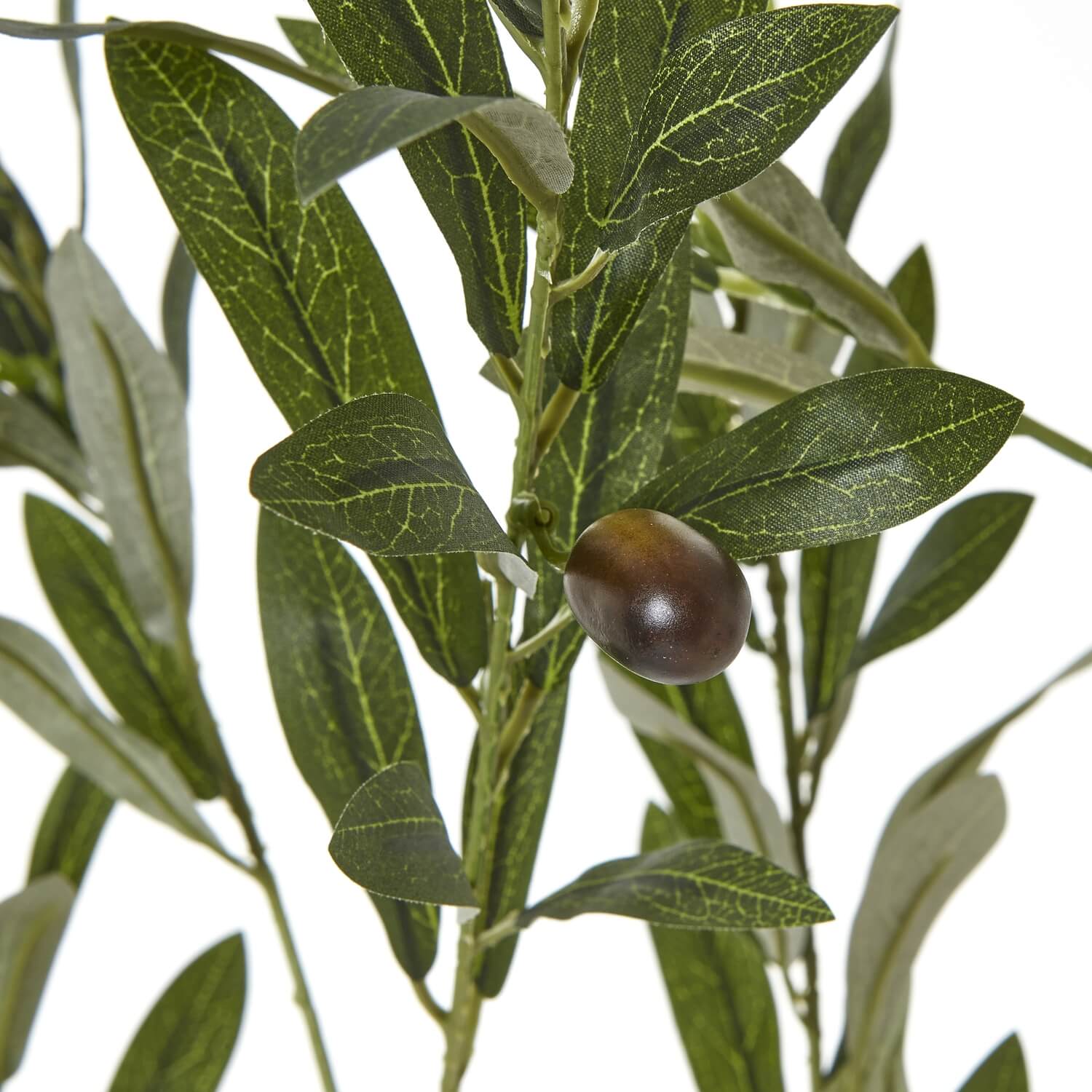 Artificial Olive Tree 180cm in White Pot Mediterranean Style Greenery
