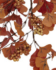 Autumn Berry Spray Lifelike Fall Foliage Stem 82cm