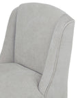 Grey Bar Stool with Woven Seat