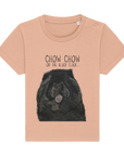 Adorable Black Chow Chow Baby T-Shirt – Cute Dog-Themed Baby Tee | Perfect Gift for Dog Lovers