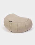 Yoga Studio EU Organic Buckwheat Zafu Crescent Linen Cushion
