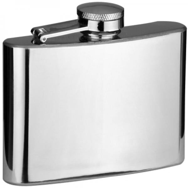 Personalised Engraved Hip Flask – Photo &amp; Text Stainless Steel Gift