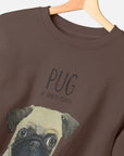 Pug Women's Oversized Sweatshirt