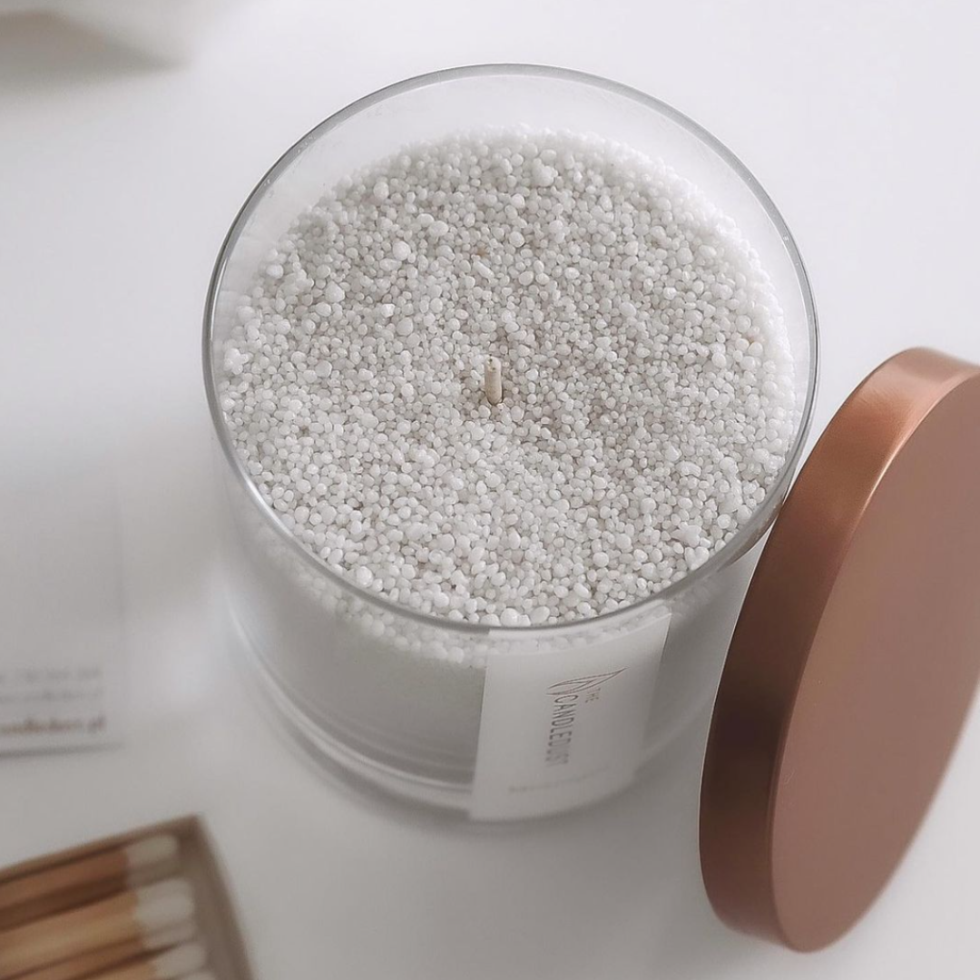 Pomegranate Spice Powdered Candle in Glass