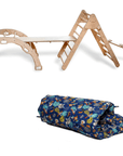 5 Pieces Climbing Set - Climbing Triangle / Arch Rocker, XL Pillow, and 2 Ramps-3