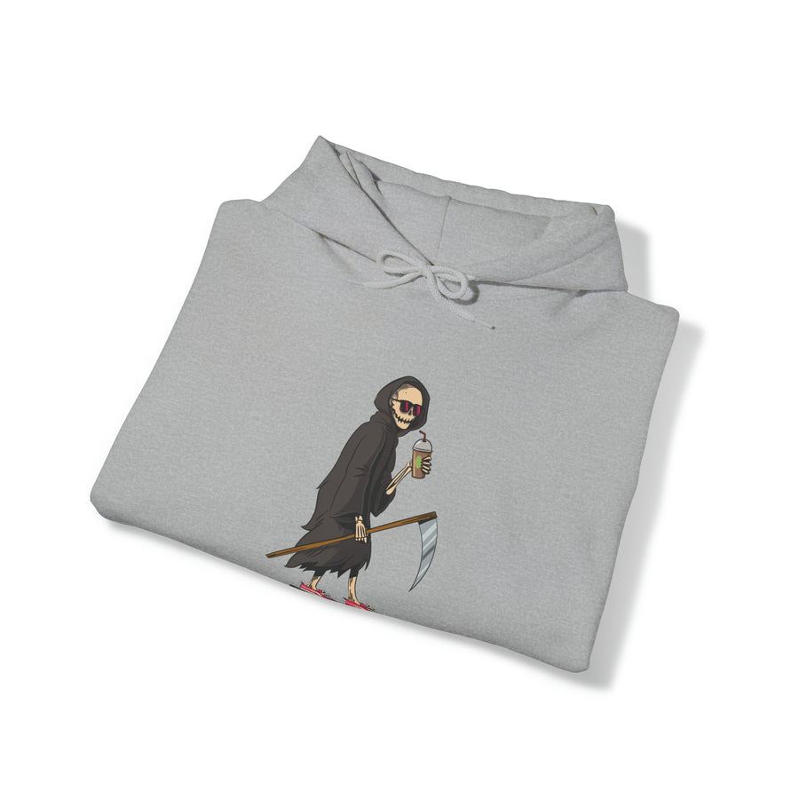 Graphic Print Unisex Hooded Sweatshirt