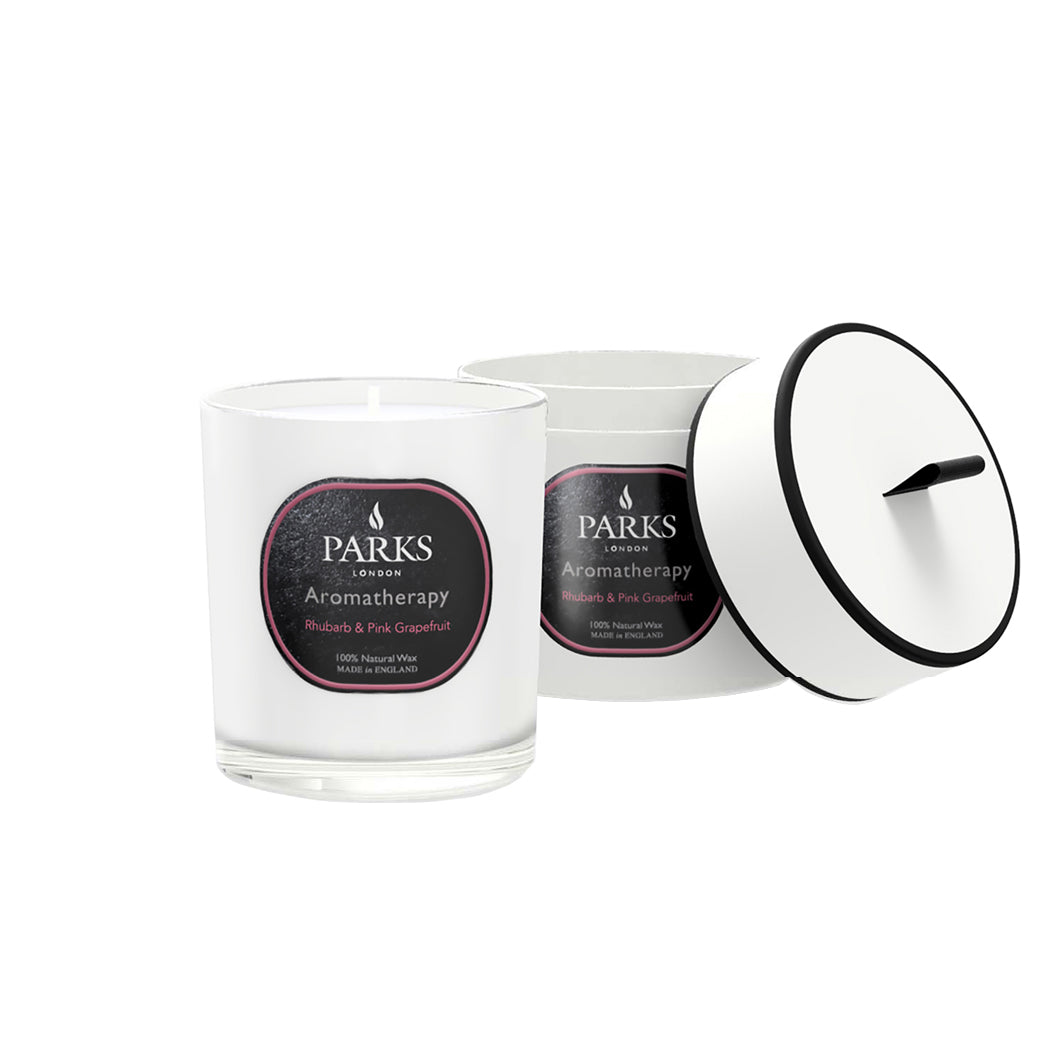 RHUBARB &amp; PINK GRAPEFRUIT CANDLE 220G
