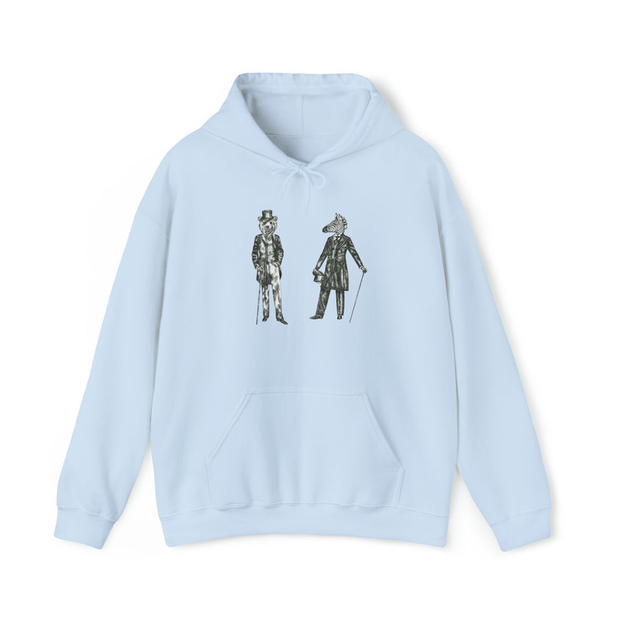 Graphic Print Unisex Hooded Sweatshirt