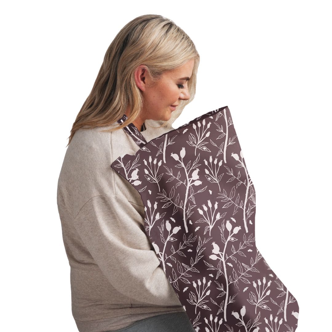 Feeding &amp; Pumping Privacy Cover - Rosehip