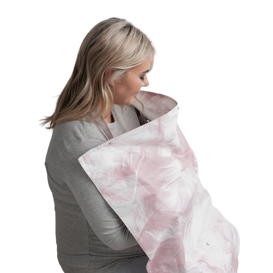 Feeding &amp; Pumping Privacy Cover - Feather Nest
