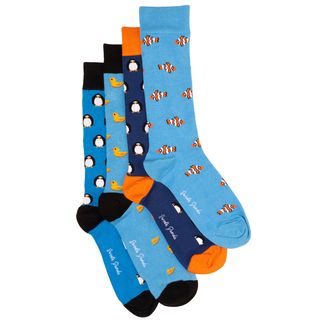 Duck &amp; Penguin Bamboo Sock Bundle - Four Pairs