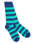 Striped Bamboo Sock Bundle - Four Pairs