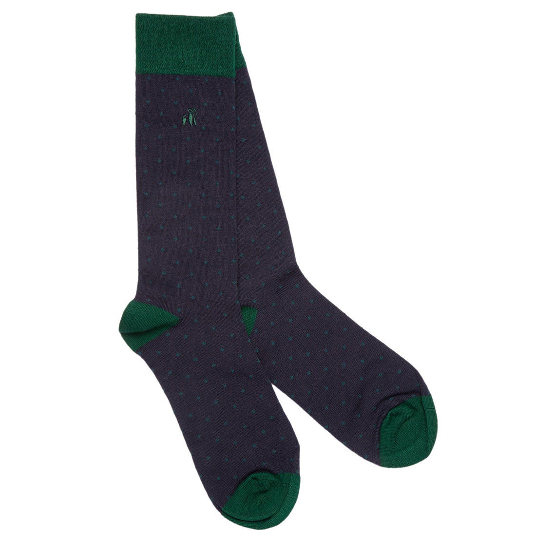 Spots &amp; Stripes Comfort Cuff Bamboo Sock Bundle - Four Pairs