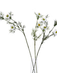 White Nigella Seed Faux Flower Stem