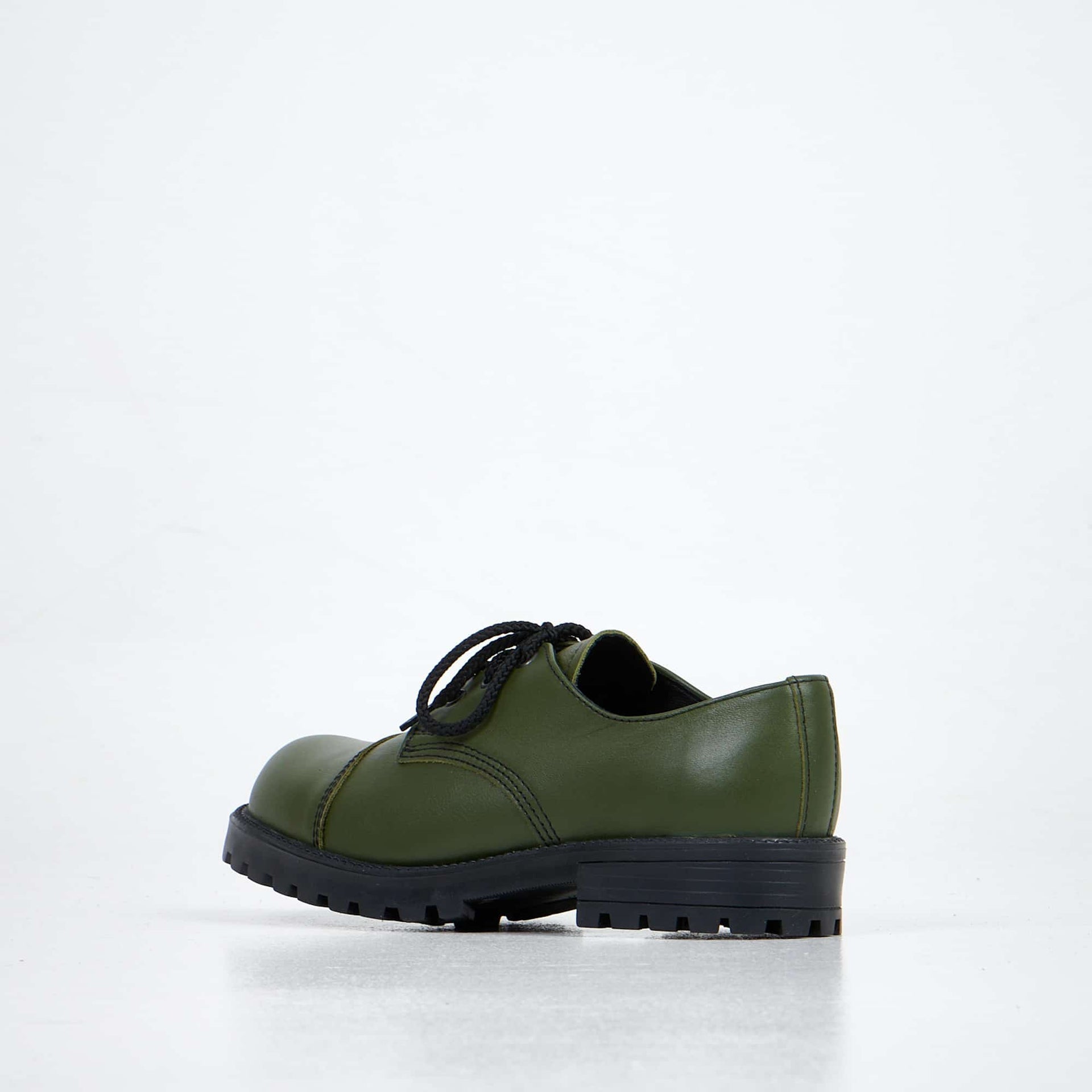 European-Made Green Widgets – Genuine Leather Unisex Shoes by Samelin at www.brixbailey.com