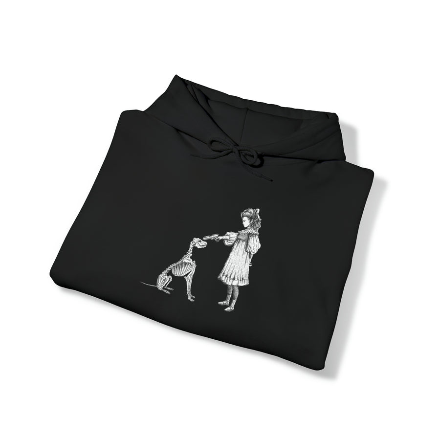 Graphic Print Unisex Hooded Sweatshirt