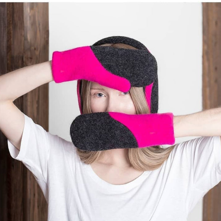 HERTTA Wool Mittens – Durable, Warm, Water-Resistant for Winter by HERTTA at brixbailey.com