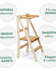 Adjustable toddler tower - Kids Step Stool-2