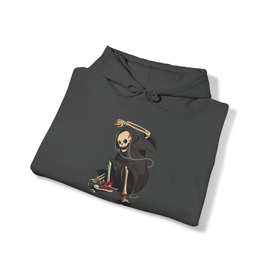 Graphic Print Unisex Hooded Sweatshirt