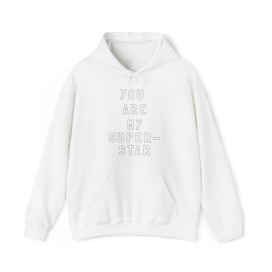 Graphic Print Unisex Hooded Sweatshirt