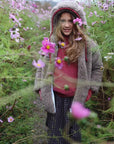 Baby/Kid Jacket in Teddy Wool - Melange Brown