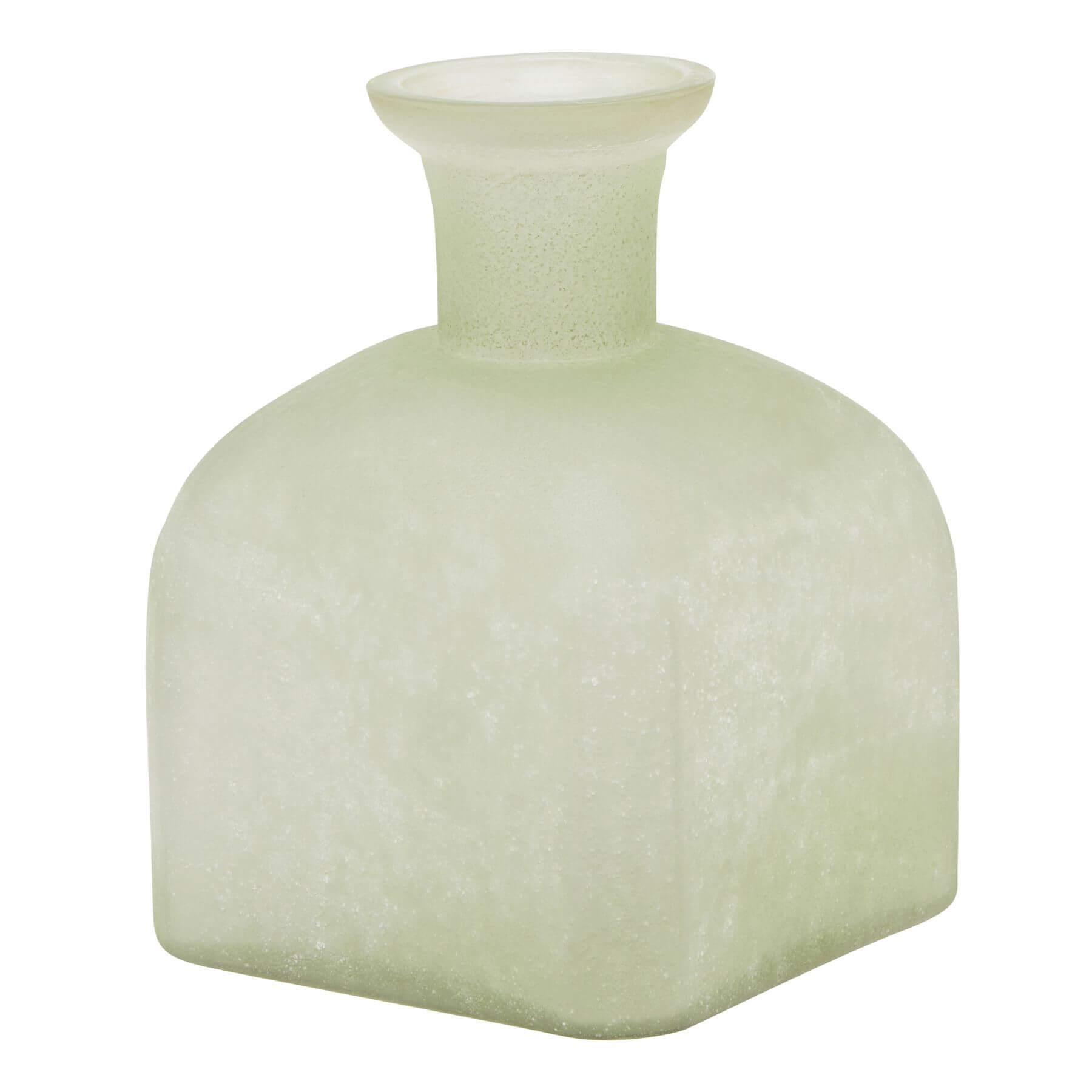 Smoked Sage Brass Glass Candle Holder