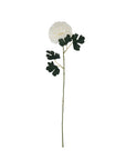 Lifelike white artificial chrysanthemum stem with realistic petals, 54cm tall, perfect for year-round floral arrangements. by sostter at brixbailey.com
