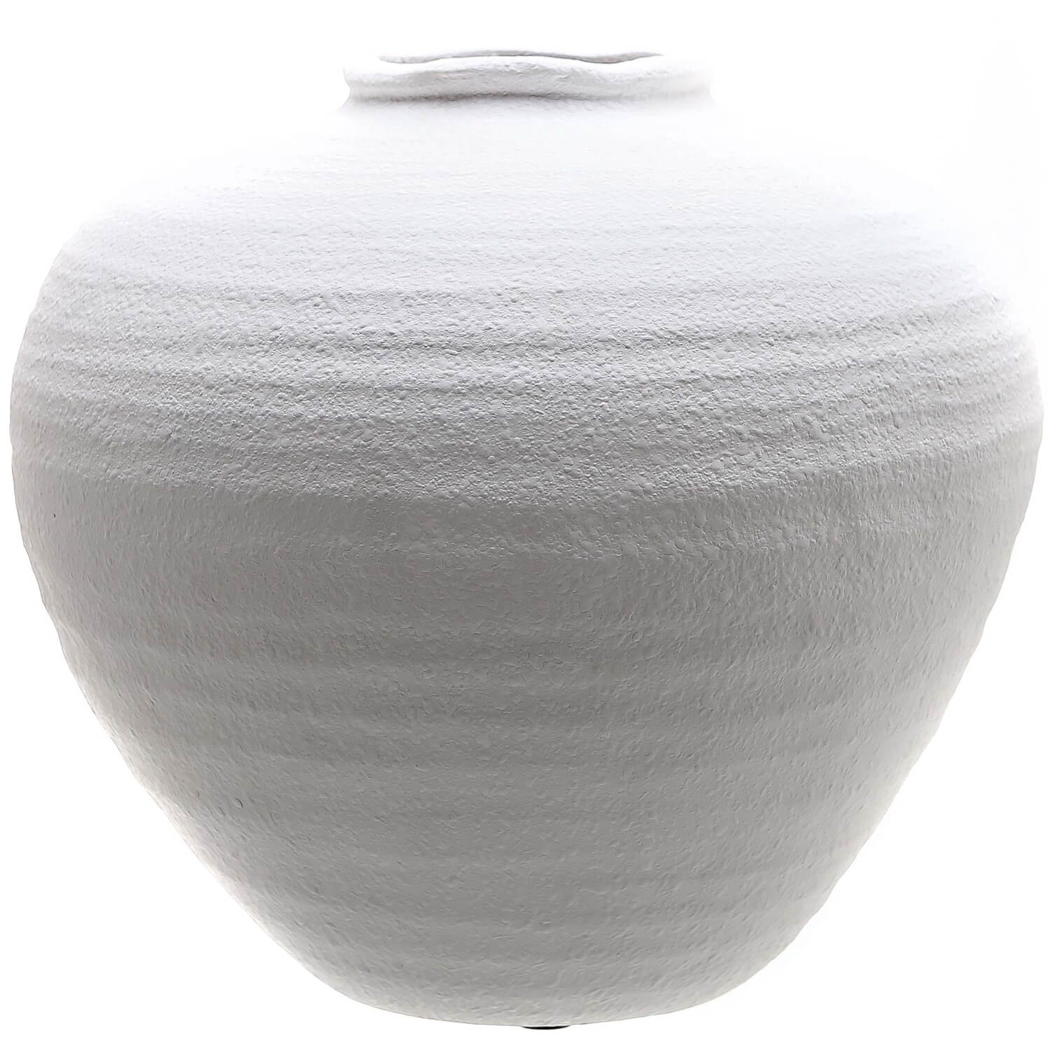 Elegant Matt White Ceramic Vase | Modern Home Decor