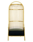 Eliza Gold Finish Dome Cage Chair