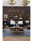 Eliza Gold Finish Dome Cage Chair