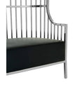 Eliza Silver Finish Dome Cage Chair