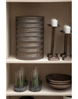 Arya Pewter Finish Decorative Bowl