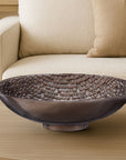 Arya Pewter Finish Decorative Bowl