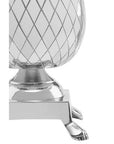 Nickel Finish Pineapple Table Lamp | Boho
