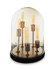 Amber Glass Table Lamp | Dome