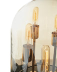 Amber Glass Table Lamp | Dome
