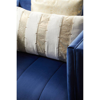 Bosie Multi Gold Panel Cushion | Kensington Townhouse