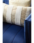 Bosie Multi Gold Panel Cushion | Kensington Townhouse