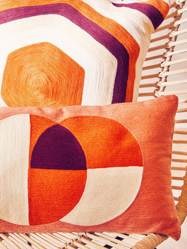 Multicolour Rectangular Cushion | Bosie Ozella
