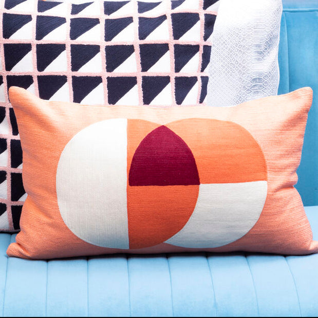 Multicolour Rectangular Cushion | Bosie Ozella