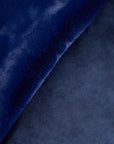 Bosie Navy Blue Faux Fur Throw | Lamina