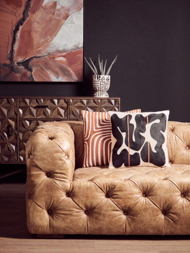 Black and Beige Cushion | Bosie Ozella