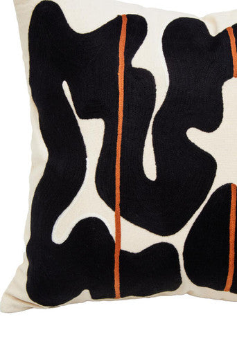 Black and Beige Cushion | Bosie Ozella