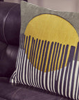 Green and White Cushion | Bosie Ozella