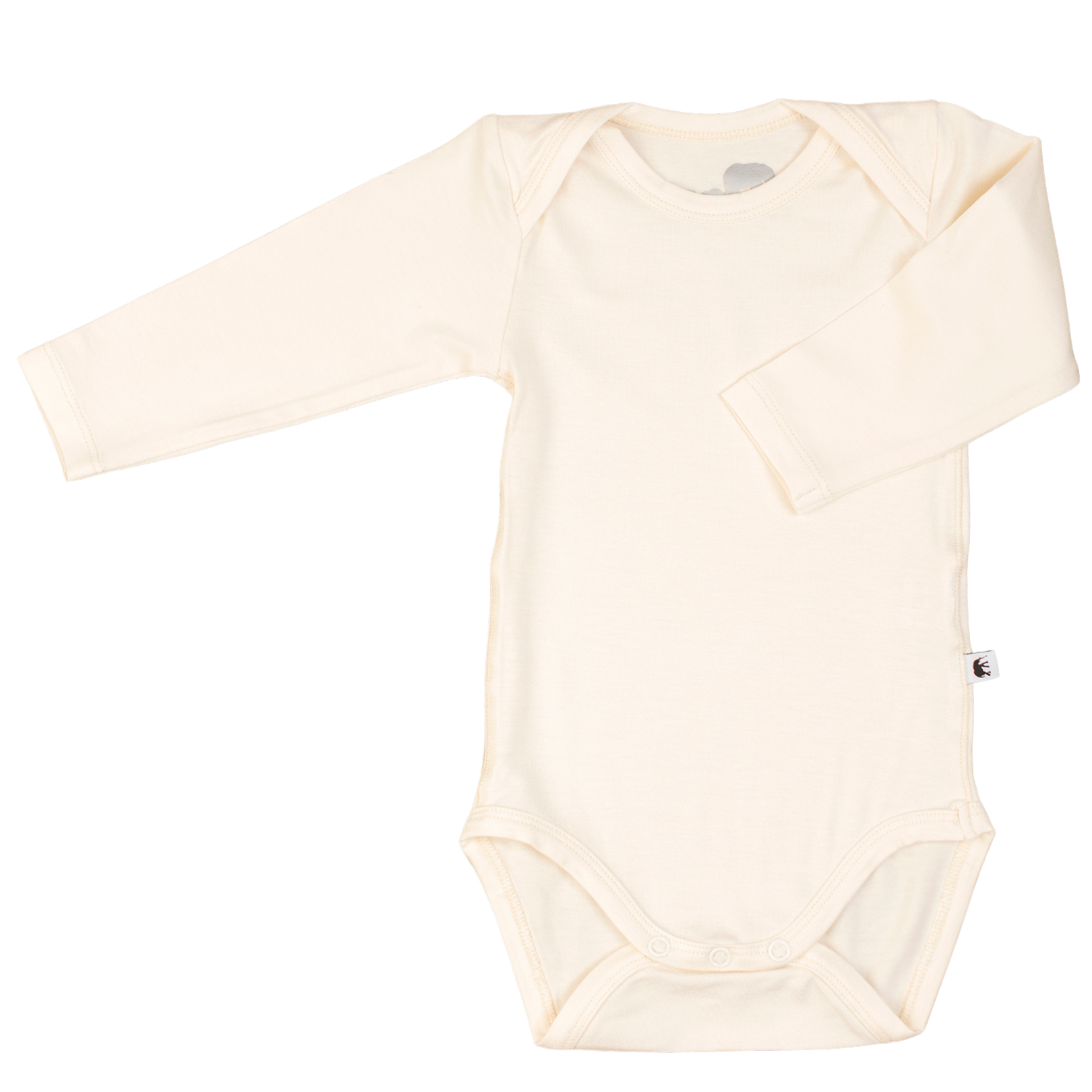 Bamboo Baby Long Sleeve Body - CREAM-0